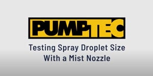 Misting Pump Demo: How PSI Affects Droplet Size [VIDEO]