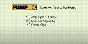 How to Determine 12V Battery Size for Electric Plunger Pumps [VIDEO]